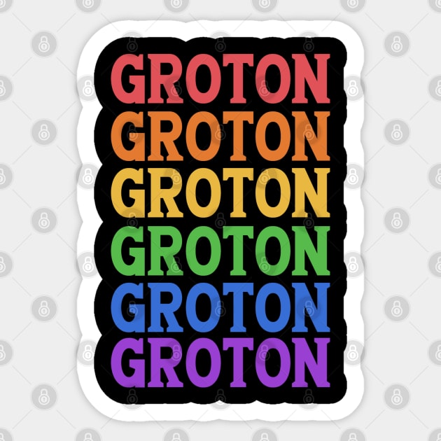 GROTON COLORFUL CITY Sticker by OlkiaArt